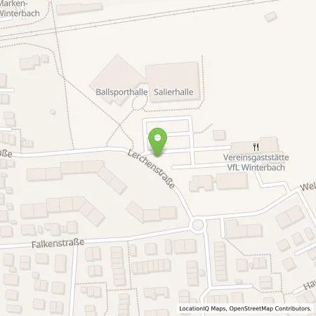 Standortübersicht der Tankstelle Albwerk Elektro- und Kommunikationstechnik GmbH in 73650 Winterbach