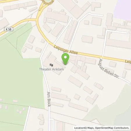 Standortübersicht der Tankstelle Vorpommersche Dorfstrasse e. V. in 17389 Anklam