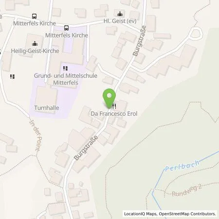 Standortübersicht der Tankstelle Stadtwerke Bogen GmbH in 94360 Mitterfels