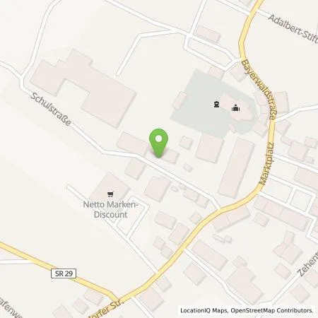 Standortübersicht der Tankstelle Stadtwerke Bogen GmbH in 94374 Schwarzach