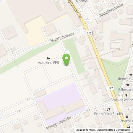 Standortübersicht der Tankstelle Ladelösungen Fürstenfeldbruck GmbH in 82256 Fürstenfeldbruck