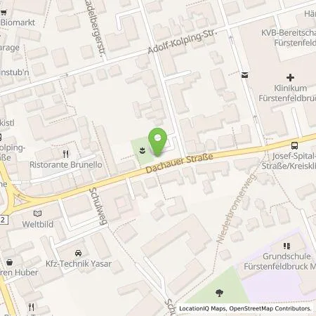 Standortübersicht der Tankstelle Ladelösungen Fürstenfeldbruck GmbH in 82256 Fürstenfeldbruck