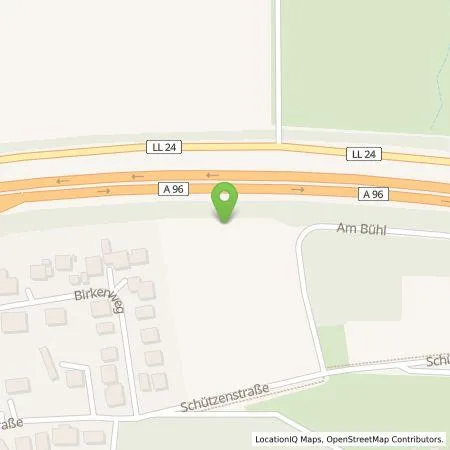 Standortübersicht der Tankstelle Ladelösungen Fürstenfeldbruck GmbH in 86949 Windach