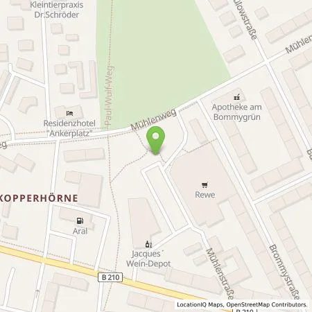 Standortübersicht der Tankstelle Allego GmbH in 26384 Wilhelmshaven