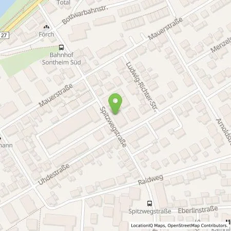 Standortübersicht der Tankstelle Besenwirtschaft und Gästehaus Bauer GbR in 74081 Heilbronn