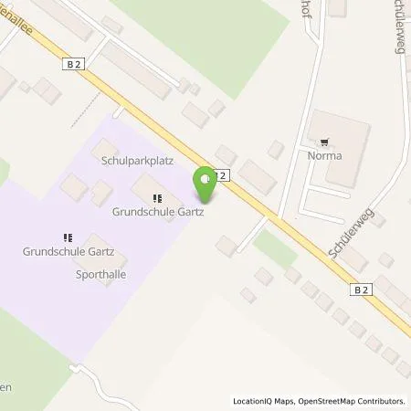 Standortübersicht der Tankstelle Stadt Gartz (Oder) v. d. d. Amt Gartz (Oder) in 16307 Gartz (Oder)