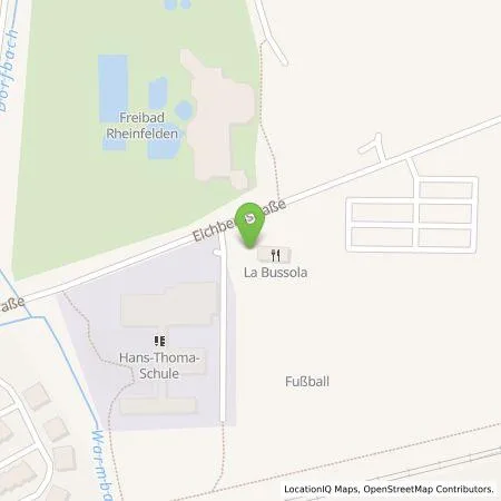 Standortübersicht der Tankstelle naturenergie hochrhein AG in 79618 Rheinfelden (Baden)