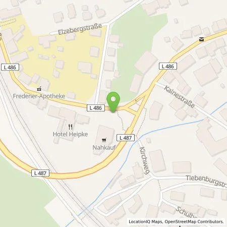 Standortübersicht der Tankstelle Allego GmbH in 31084 Freden (Leine)