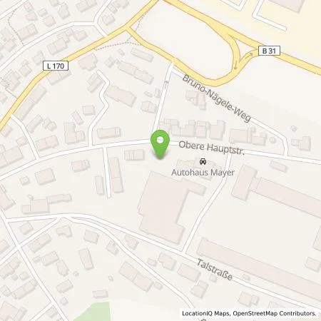 Standortübersicht der Tankstelle naturenergie hochrhein AG in 79843 Löffingen