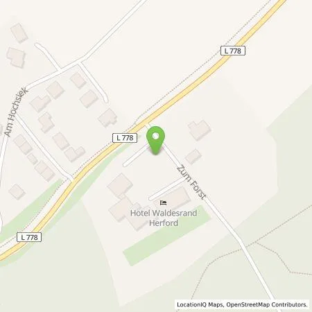 Standortübersicht der Tankstelle Allego GmbH in 32049 Herford