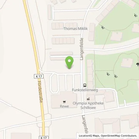 Standortübersicht der Tankstelle Allego GmbH in 24159 Kiel