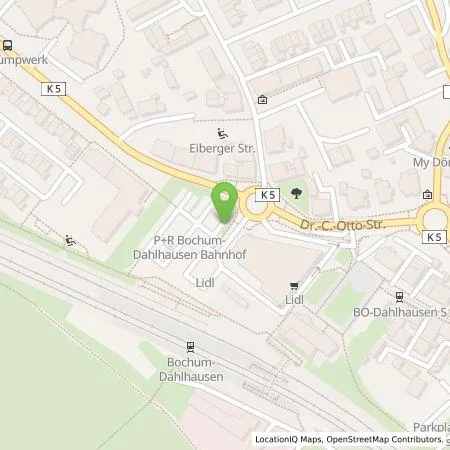 Standortübersicht der Tankstelle Stadtwerke Bochum GmbH in 44879 Bochum