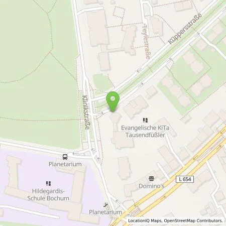 Standortübersicht der Tankstelle Stadtwerke Bochum GmbH in 44791 Bochum