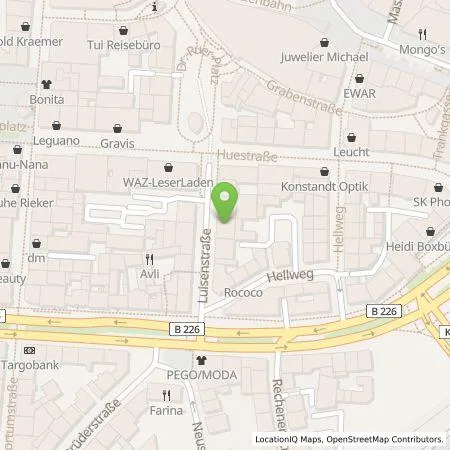 Standortübersicht der Tankstelle Stadtwerke Bochum GmbH in 44787 Bochum