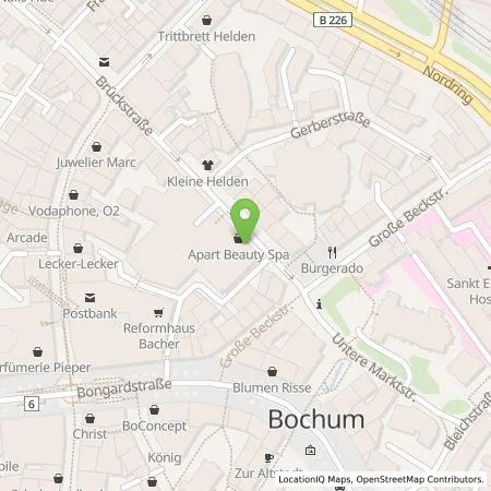 Standortübersicht der Tankstelle Stadtwerke Bochum GmbH in 44787 Bochum