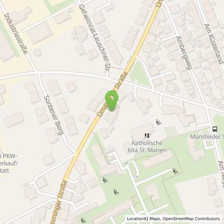 Standortübersicht der Tankstelle Stadtwerke Bochum GmbH in 44892 Bochum