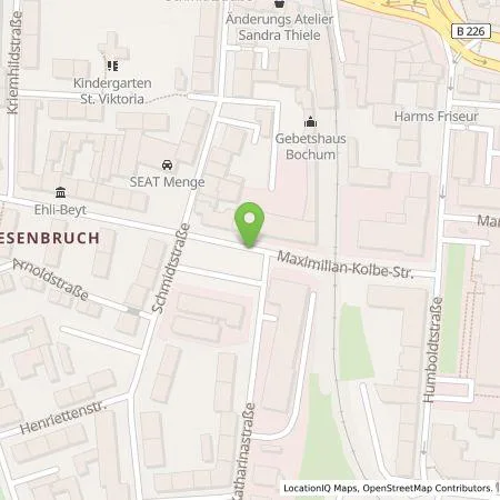 Standortübersicht der Tankstelle Stadtwerke Bochum GmbH in 44793 Bochum