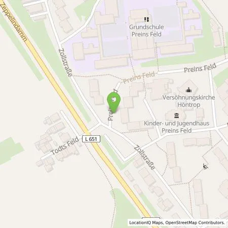 Standortübersicht der Tankstelle Stadtwerke Bochum GmbH in 44869 Bochum