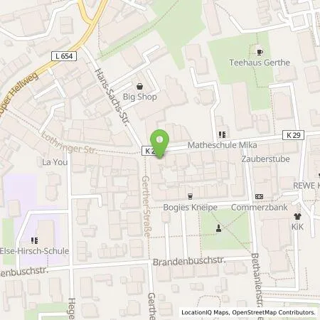 Standortübersicht der Tankstelle Stadtwerke Bochum GmbH in 44805 Bochum