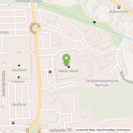 Standortübersicht der Tankstelle Stadtwerke Bochum GmbH in 44809 Bochum