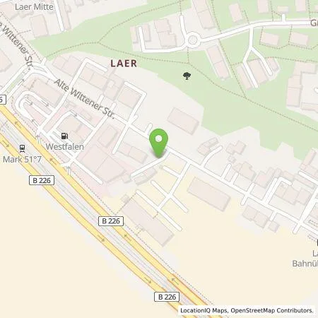 Standortübersicht der Tankstelle Harpen Immobilien GmbH in 44803 Bochum