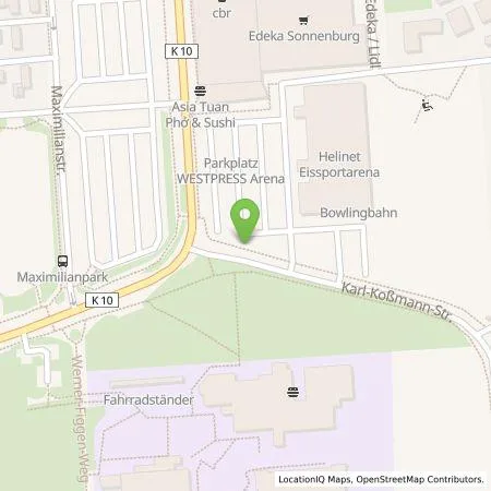 Standortübersicht der Tankstelle Reload-Solution GmbH in 59071 Hamm