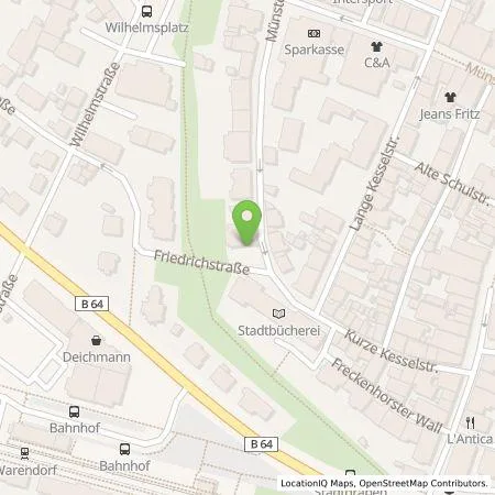 Standortübersicht der Tankstelle Stadtwerke Warendorf GmbH in 48231 Warendorf