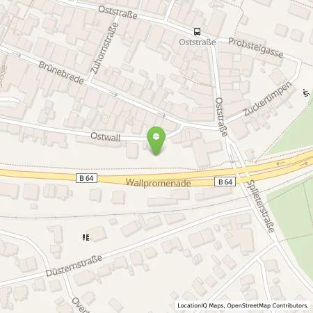 Standortübersicht der Tankstelle Stadtwerke Warendorf GmbH in 48231 Warendorf