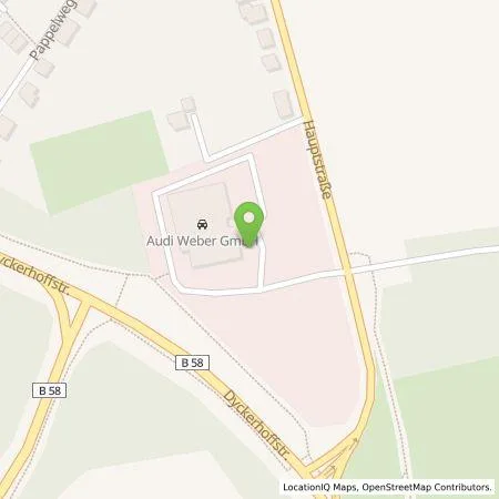 Standortübersicht der Tankstelle Auto Weber Gmbh & Co KG in 59269 Beckum