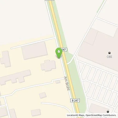 Standortübersicht der Tankstelle Langenhan GmbH in 99996 Unstruttal