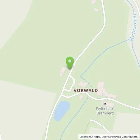 Standortübersicht der Tankstelle Hotel Gut Vorwald in 57392 Schmallenberg