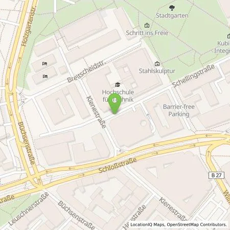 Standortübersicht der Tankstelle Parkraumgesellschaft Baden-Württemberg GmbH in 70174 Stuttgart