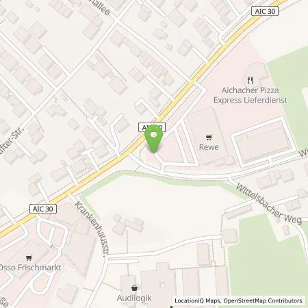 Standortübersicht der Tankstelle EnBW mobility+ AG und Co.KG in 86551 Aichach