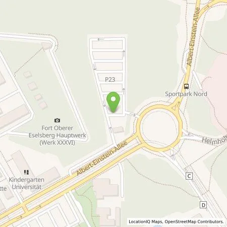 Standortübersicht der Tankstelle Parkraumgesellschaft Baden-Württemberg GmbH in 89081 Ulm