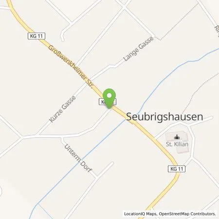 Standortübersicht der Tankstelle Ladegrün! eG in 97702 Münnerstadt