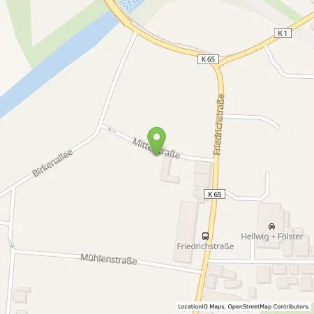 Standortübersicht der Tankstelle HanseWerk AG in 25548 Kellinghusen