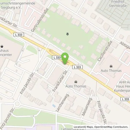 Standortübersicht der Tankstelle Allego GmbH in 53773 Hennef