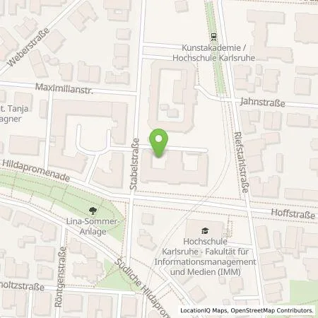 Standortübersicht der Tankstelle Parkraumgesellschaft Baden-Württemberg GmbH in 76133 Karlsruhe