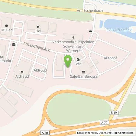 Standortübersicht der Tankstelle IONITY GmbH in 97440 Werneck