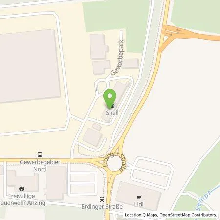 Standortübersicht der Tankstelle Tank & Rast Entwicklungsgesellschaft mbH in 85646 Anzing