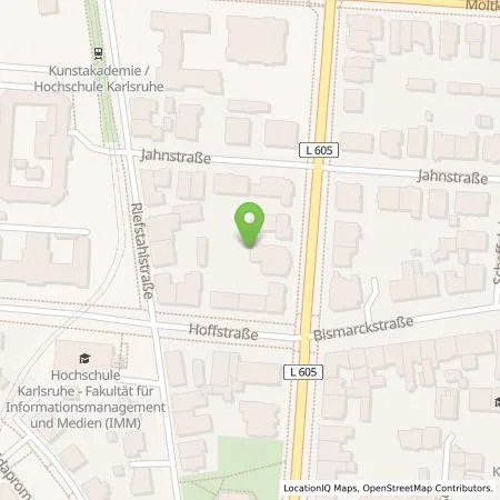 Standortübersicht der Tankstelle Parkraumgesellschaft Baden-Württemberg GmbH in 76133 Karlsruhe