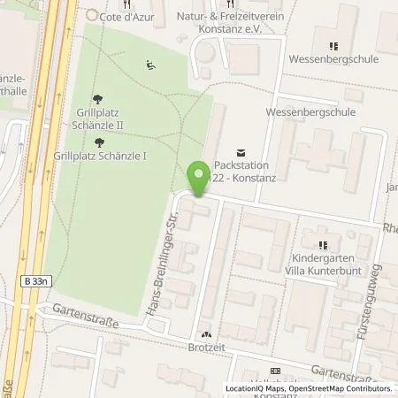 Standortübersicht der Tankstelle Parkraumgesellschaft Baden-Württemberg GmbH in 78462 Konstanz