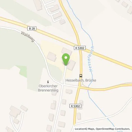 Standortübersicht der Tankstelle Parkraumgesellschaft Baden-Württemberg GmbH in 77704 Oberkirch