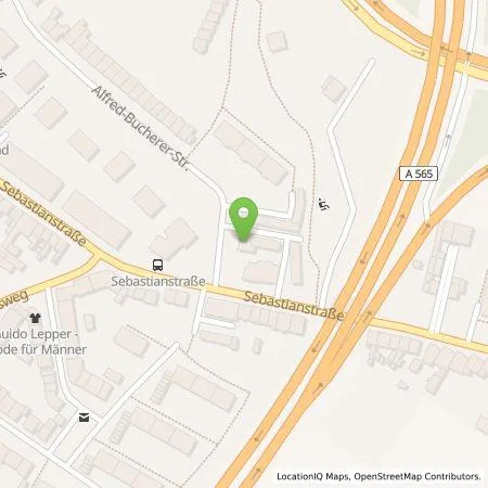 Standortübersicht der Tankstelle Energie- und Wasserversorgung Bonn/Rhein-Sieg GmbH in 53115 Bonn