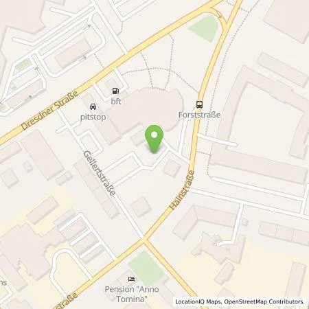 Standortübersicht der Tankstelle Autohaus Hübsch GmbH in 09130 Chemnitz