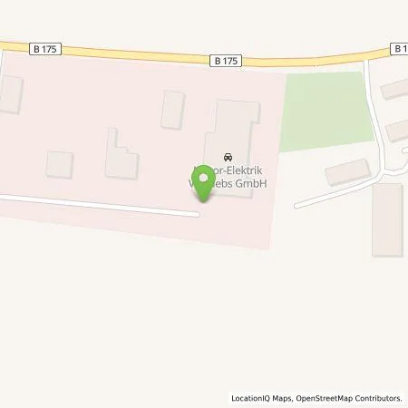 Standortübersicht der Tankstelle Autohaus Hübsch GmbH in 08412 Werdau