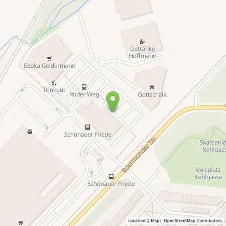 Standortübersicht der Tankstelle Norbert Geldermann KG in 52072 Aachen