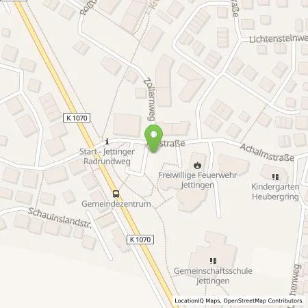 Standortübersicht der Tankstelle Bürgerenergie Nordschwarzwald-Gäu e.G. in 71131 Jettingen