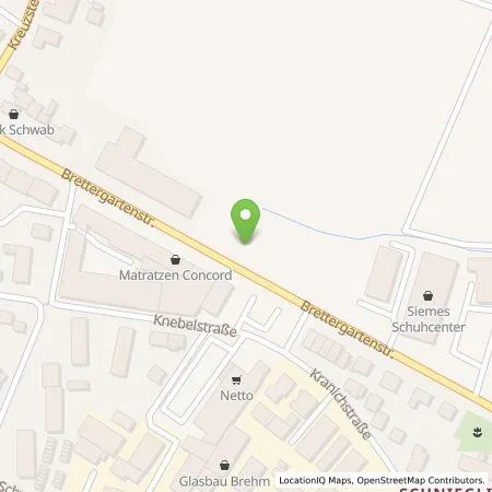 Standortübersicht der Tankstelle Numbat GmbH in 90427 Nürnberg