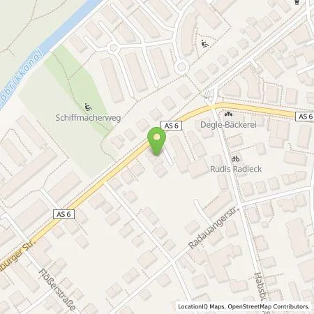 Standortübersicht der Tankstelle W&L Manufaktur in 86199 Augsburg